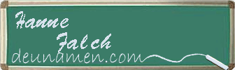 Hanne Falch Visitenkarte